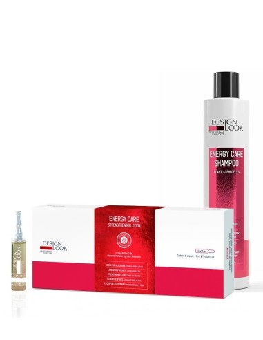DESIGN LOOK ENERGY PACK SHAMPOO 300ML + AMPOULES 10X12ML