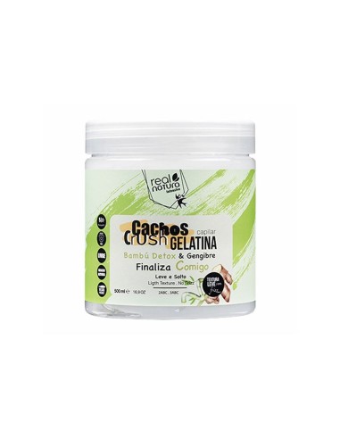 REAL NATURA CACHOS CRUSH BAMBOO & GINGER HAIR JELLY 500ML