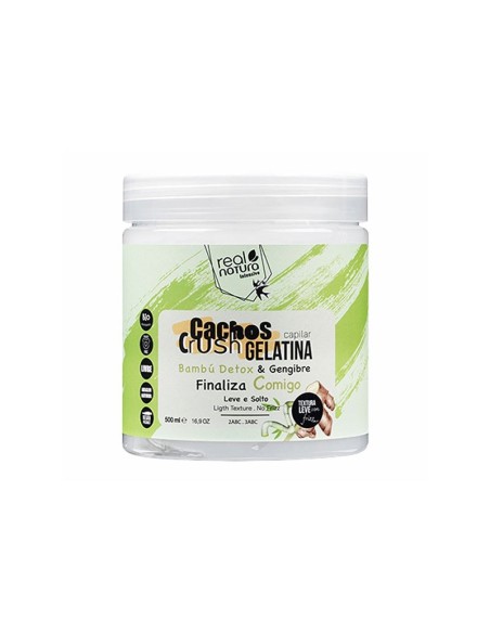 REAL NATURA CACHOS CRUSH BAMBOO & GINGER HAIR JELLY 500ML
