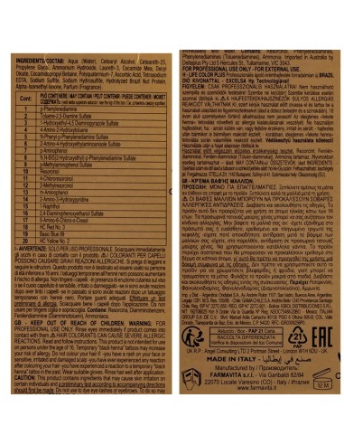 FARMAVITA LIFE COLOR DYE 100ML