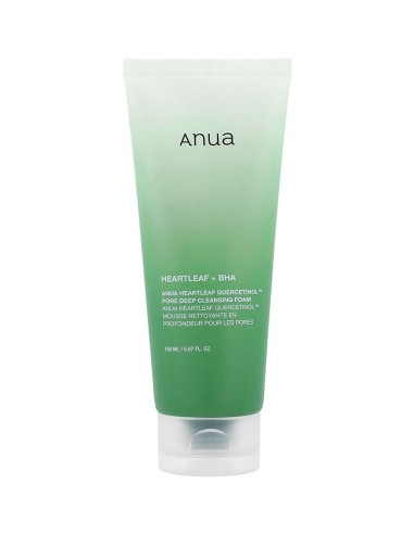 HEARTLEAF QUERCETINOL PORE DEEP CLEANSING FOAM 150ML ANUA