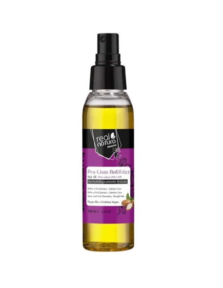 HAIR OIL PRO-SMOOTH ANTI FRIZZ ARGAN 100ML REAL NATURA