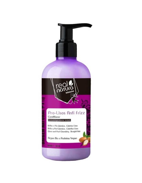 SALT-FREE CONDITIONER PRO-SMOOTH ANTI FRIZZ ARGAN 300ML REAL NATURA