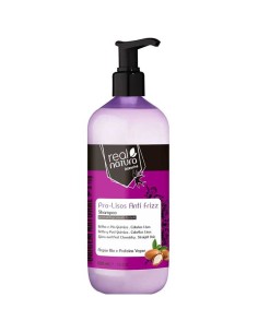 SALT-FREE SHAMPOO PRO-SMOOTH ANTI FRIZZ ARGAN 500ML REAL NATURA