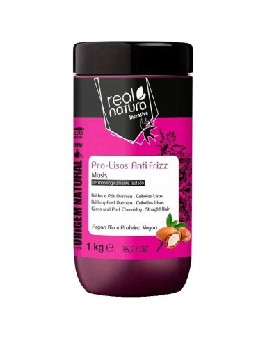 SALT-FREE MASK PRO-SMOOTH ANTI FRIZZ 1KG REAL NATURA