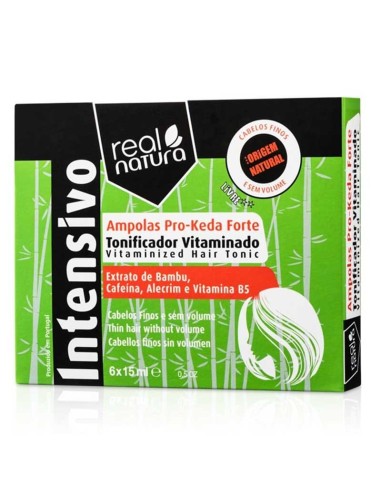 VITAMINATED TONIFIER PRO-HAIR LOSS STRONG 6 X 15ML REAL NATURA