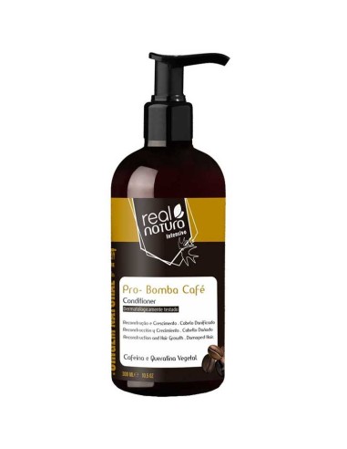 ACONDICIONADOR SIN SAL PRO-REPARACION BOMBA CAFE 300ML REAL NATURA