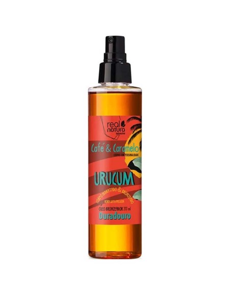 REAL NATURA ACEITE BRONZEADOR URUCUM CAFE CARAMELO 200ML
