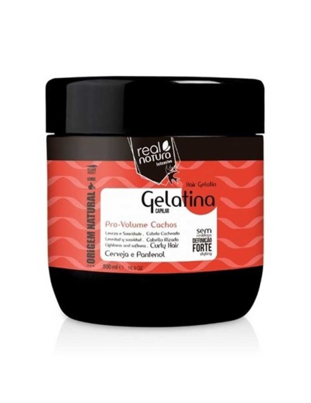 REAL NATURA GELATINA CAPILAR PRO-VOLUME CACHOS 500ML
