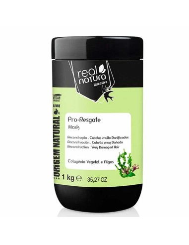 SALT-FREE MASK PRO-RESCUE SPIRULINA AND CHLORELLA ALGAE REAL NATURA