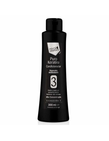 REAL NATURA ACONDICIONADOR SIN SAL PURO KERATINA 300ML