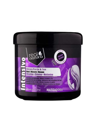 REAL NATURA MASCARILLA SIN SAL PRO-COR E TOM MATIZANTE 500ML