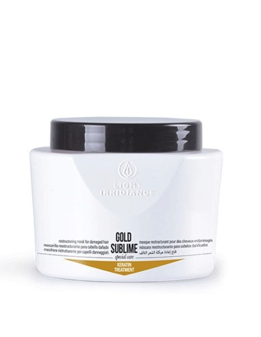 MASCARILLA GOLD REESTRUCTARENTE CON KERATINA IRRIDIANCE